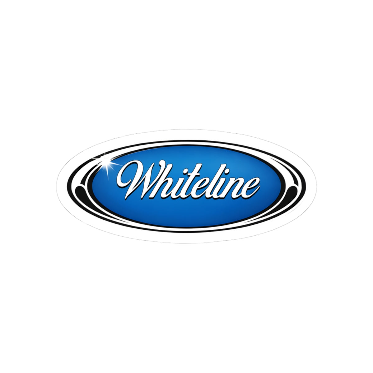 Blue Logo Stickers