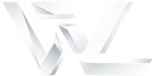 White 'W' logo on a white background