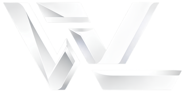White 'W' logo on a white background